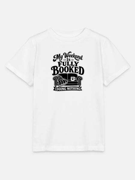 Voll ausgebuchtes Wochenende ohne Tätigkeit - Stanley/Stella Kinder T-Shirt MINI CREATOR - Weiß
