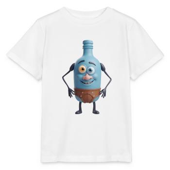 Blue Bottle Buddy in Unterwäsche - Stanley/Stella Kinder T-Shirt MINI CREATOR  - Weiß - Vorne - Maike (125cm)