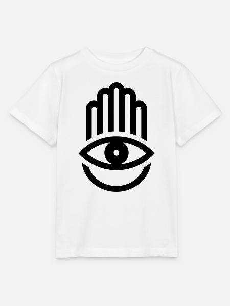 Hand von Fatma Hamsa - Stanley/Stella Kinder T-Shirt MINI CREATOR  - Weiß