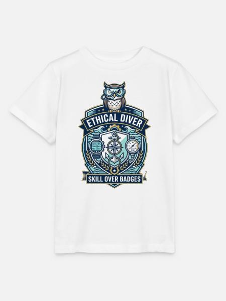 Nitrox: Tauche tiefer ein - Stanley/Stella Kinder T-Shirt MINI CREATOR - Weiß