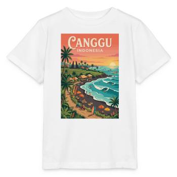 Entdecken Sie die tropische Küste, Bali und Canggu, Indonesien, - Stanley/Stella Kinder T-Shirt MINI CREATOR  - Weiß - Vorne - Maike (125cm)