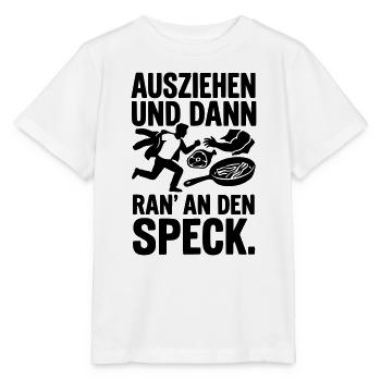 ausziehen ran an den speck - Stanley/Stella Kinder T-Shirt MINI CREATOR  - Weiß - Vorne - Maike (125cm)