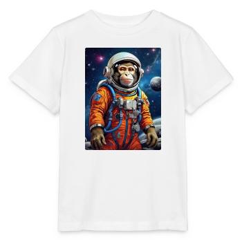 Monkey in Space 1.1 - Stanley/Stella MINI CREATOR Kids’ T-Shirt - white - Front - Maike (125cm)