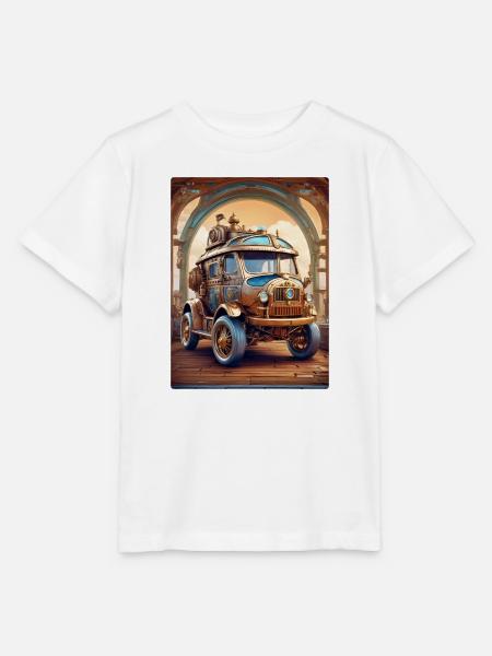 Steampunk Automobile 1.17 - Stanley/Stella Kinder T-Shirt MINI CREATOR - Weiß