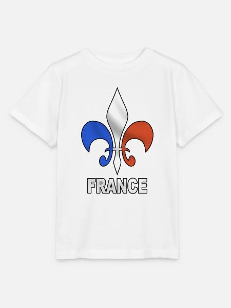Frankreich - Stanley/Stella Kinder T-Shirt MINI CREATOR  - Weiß
