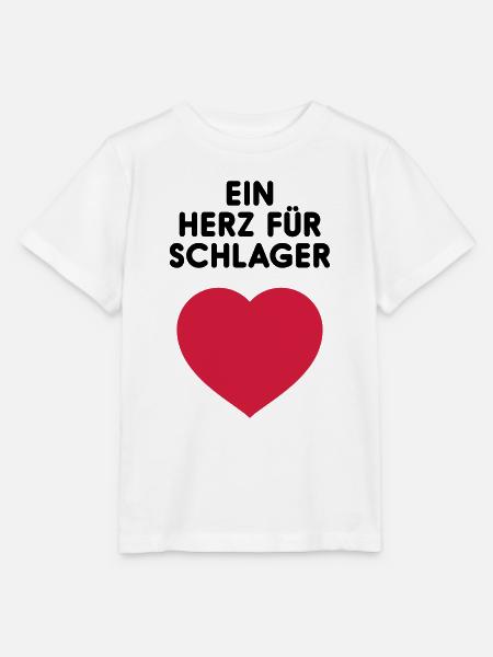 EIN HERZ FÜR SCHLAGER - Stanley/Stella Kinder T-Shirt MINI CREATOR - Weiß