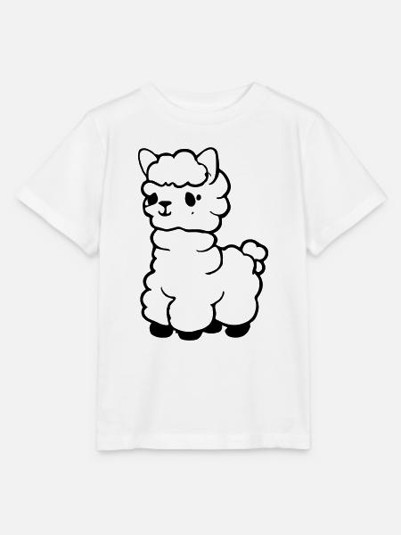 Baby Lama Baby Alpaka Lustig - Stanley/Stella Kinder T-Shirt MINI CREATOR  - Weiß