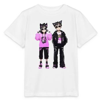 Cosplay Garçon et Fille - T-shirt bio MINI CREATOR Stanley/Stella Enfant - blanc - Devant - Maike (125cm)