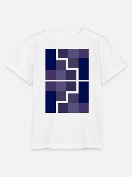 Geometrie - Stanley/Stella Kinder T-Shirt MINI CREATOR  - Weiß