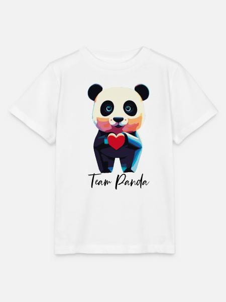 PANDA - Stanley/Stella Kinder T-Shirt MINI CREATOR - Weiß