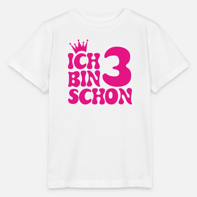 Ich bin schon3 - Stanley/Stella Kinder T-Shirt MINI CREATOR  - Weiß
