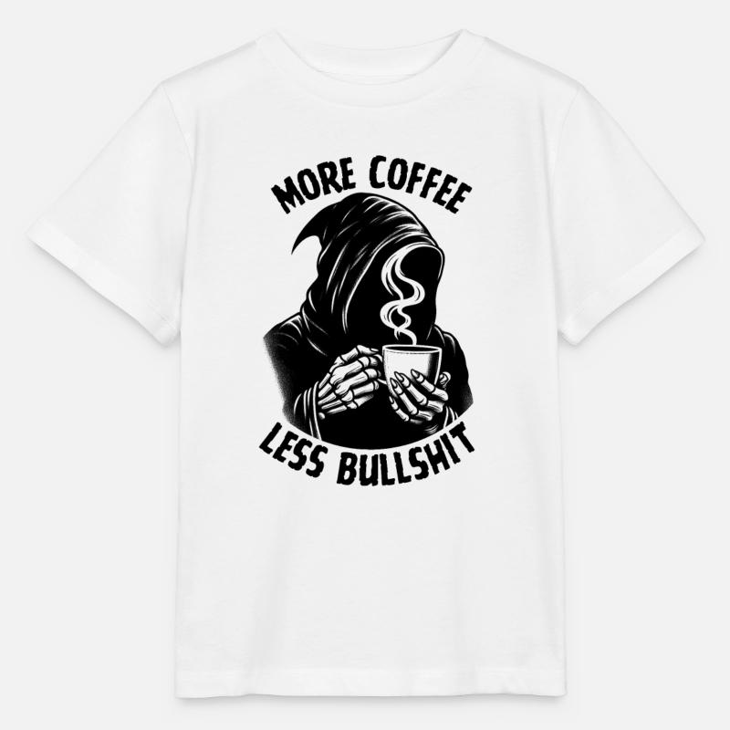 Plus de café - T-shirt bio MINI CREATOR Stanley/Stella Enfant - blanc