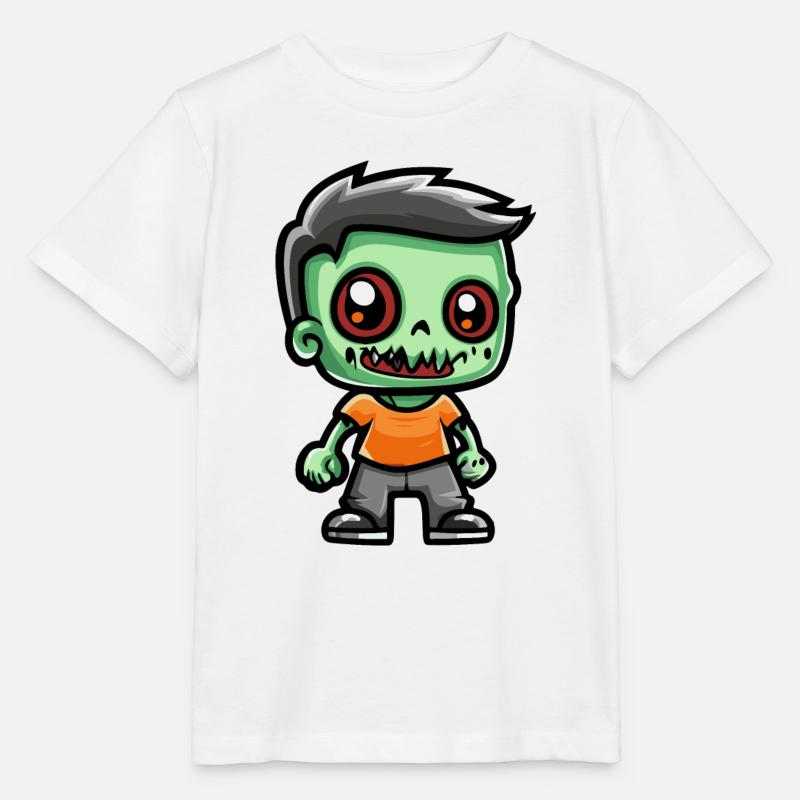 Zombie Halloween Effrayant - T-shirt bio MINI CREATOR Stanley/Stella Enfant - blanc