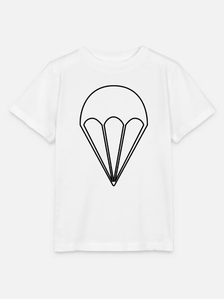 Fallschirm - Stanley/Stella Kinder T-Shirt MINI CREATOR  - Weiß