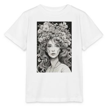 Demoiselle d’honneur - T-shirt bio MINI CREATOR Stanley/Stella Enfant - blanc - Devant - Maike (125cm)
