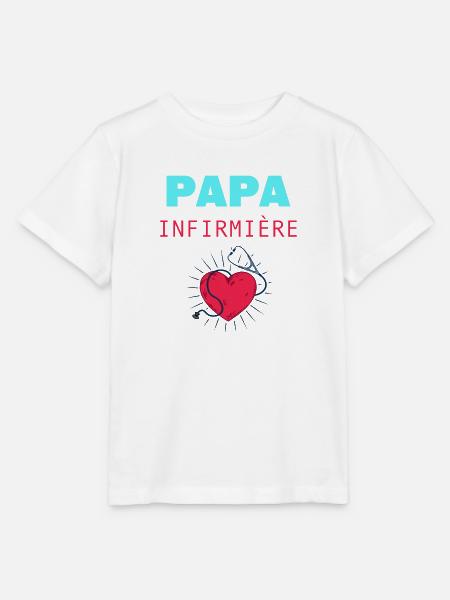 STOLZER VATER EINER KRANKENSCHWESTER - Stanley/Stella Kinder T-Shirt MINI CREATOR - Weiß