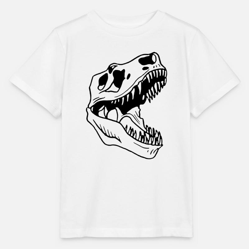 DINOSAUR - Stanley/Stella MINI CREATOR Kids’ T-Shirt - white
