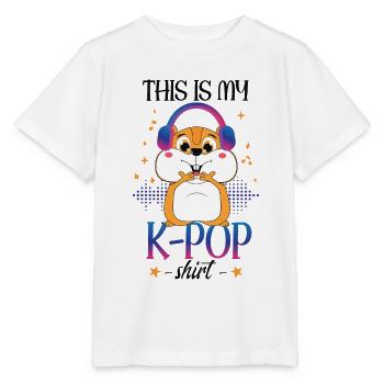 Hamster K-Pop Südkoreanische Popmusik - Stanley/Stella Kinder T-Shirt MINI CREATOR  - Weiß - Vorne - Maike (125cm)