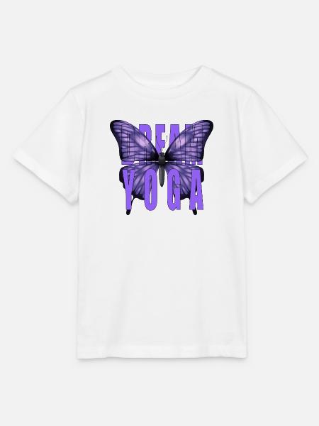 Traum-Yoga - Stanley/Stella Kinder T-Shirt MINI CREATOR - Weiß