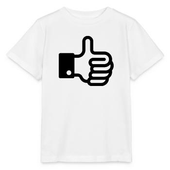 Daumen hoch / Thumb up - Stanley/Stella Kinder T-Shirt MINI CREATOR  - Weiß - Vorne - Maike (125cm)