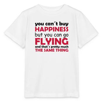 happiness flying - Stanley/Stella Kinder T-Shirt MINI CREATOR  - Weiß - Vorne - Maike (125cm)