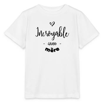 Incroyable grand-mère - T-shirt bio MINI CREATOR Stanley/Stella Enfant - blanc - Devant - Maike (125cm)