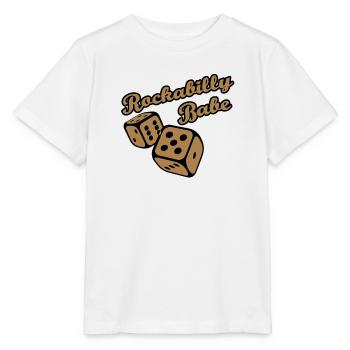 Rockabilly Bébé - T-shirt bio MINI CREATOR Stanley/Stella Enfant - blanc - Devant - Maike (125cm)