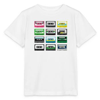 Cassettes vintages - Stanley/Stella Kinder T-Shirt MINI CREATOR  - Weiß - Vorne - Maike (125cm)