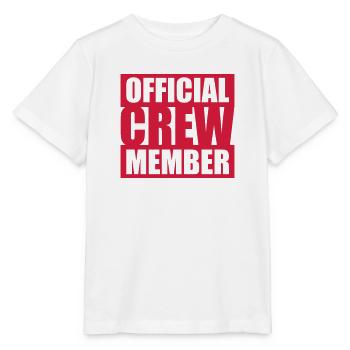 Official Crew Member Logo - Stanley/Stella MINI CREATOR Kids’ T-Shirt - white - Front - Maike (125cm)