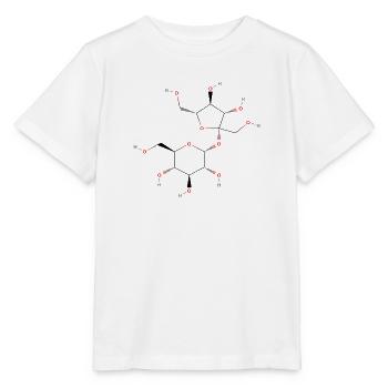 Zuckermolekül - Farbige Strukturformel - Stanley/Stella Kinder T-Shirt MINI CREATOR  - Weiß - Vorne - Maike (125cm)