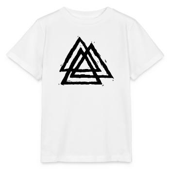 Valkunut Viking "knot of the occis" - Stanley/Stella MINI CREATOR Kids’ T-Shirt - white - Front - Maike (125cm)
