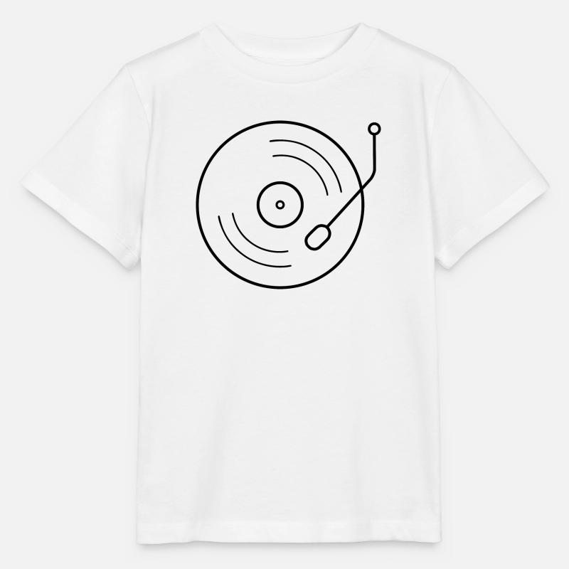 Vinyle de platine vinyle - T-shirt bio MINI CREATOR Stanley/Stella Enfant - blanc