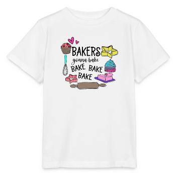 Boulangerie Baker Boulangerie Boulangerie Gâteau de confiserie - T-shirt bio MINI CREATOR Stanley/Stella Enfant - blanc - Devant - Maike (125cm)