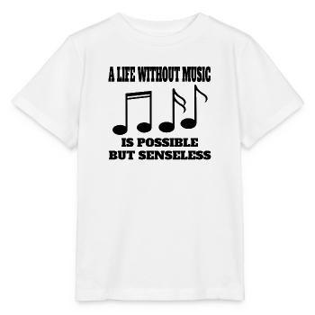 Musiker Musiklehrer Spruch Musizieren Musikerin - Stanley/Stella Kinder T-Shirt MINI CREATOR  - Weiß - Vorne - Maike (125cm)