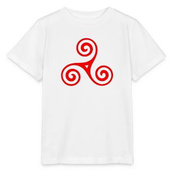 Symbole celtique - T-shirt bio MINI CREATOR Stanley/Stella Enfant - blanc - Devant - Maike (125cm)