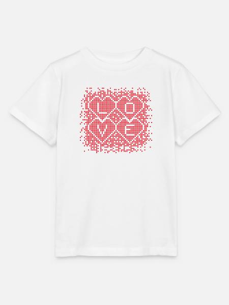 Liebe Pixel Design - Stanley/Stella Kinder T-Shirt MINI CREATOR - Weiß