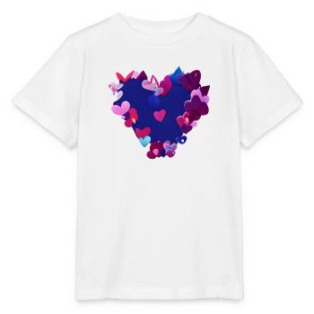 Valentinstag Muttertag Verlobung Hochzeit Liebe - Stanley/Stella Kinder T-Shirt MINI CREATOR  - Weiß - Vorne - Maike (125cm)