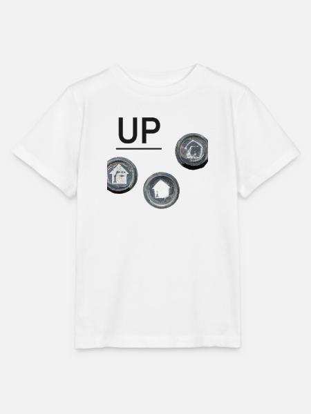 nach oben mit Handbetätigung - Stanley/Stella Kinder T-Shirt MINI CREATOR - Weiß