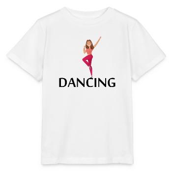 Dancing Dance Music - Stanley/Stella Kinder T-Shirt MINI CREATOR  - Weiß - Vorne - Maike (125cm)