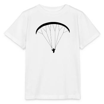 Vols de fond en parapente - T-shirt bio MINI CREATOR Stanley/Stella Enfant - blanc - Devant - Maike (125cm)