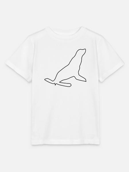see robbe silhouette - Stanley/Stella Kinder T-Shirt MINI CREATOR - Weiß