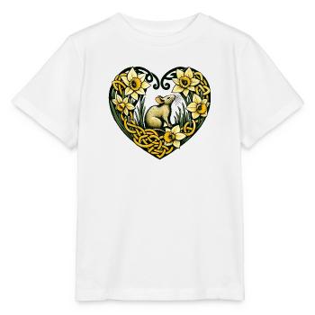 L’amour des rongeurs - T-shirt bio MINI CREATOR Stanley/Stella Enfant - blanc - Devant - Maike (125cm)