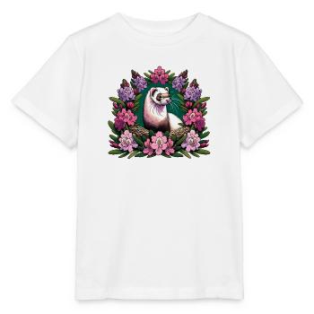 furet - T-shirt bio MINI CREATOR Stanley/Stella Enfant - blanc - Devant - Maike (125cm)