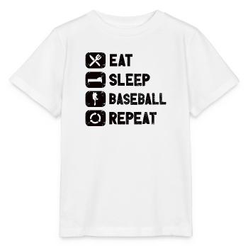 Baseball Joueur de baseball Baseballer Équipe de baseball - T-shirt bio MINI CREATOR Stanley/Stella Enfant - blanc - Devant - Maike (125cm)