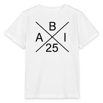 ABI 25 - Abitur 2025 - Du hast es geschafft! - Stanley/Stella Kinder T-Shirt MINI CREATOR  - Weiß - Vorne - Maike (125cm)