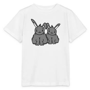 2 Bunnies Fat Friends Team Crew Surpoids Fat - T-shirt bio MINI CREATOR Stanley/Stella Enfant - blanc - Devant - Maike (125cm)
