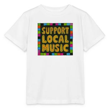 Unterstützen Sie lokale Musik - Stanley/Stella Kinder T-Shirt MINI CREATOR  - Weiß - Vorne - Maike (125cm)