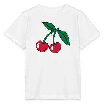 Kirsche - Stanley/Stella Kinder T-Shirt MINI CREATOR  - Weiß - Vorne - Maike (125cm)
