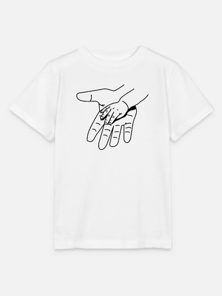 hand_in_hand - Stanley/Stella Kinder T-Shirt MINI CREATOR - Weiß