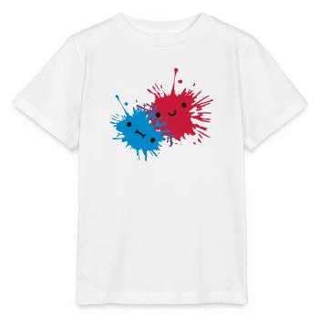2 Suesse Kleckse - Stanley/Stella Kinder T-Shirt MINI CREATOR  - Weiß - Vorne - Maike (125cm)